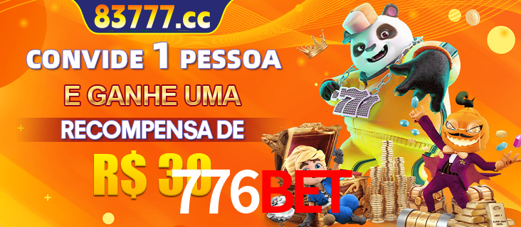 Banner institucional da 776BET sobre parceria de marcas e criação de uma marca de excelência, apresentando os mascotes de jogos populares como o Fortune Tiger.